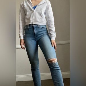 Hudson, size 27, skinny jeans in blue